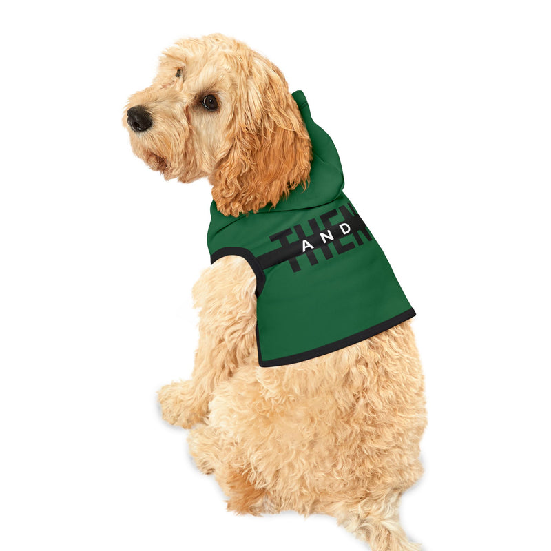 IJTT Pet Hoodie: AT Strike Black | Kelly Green