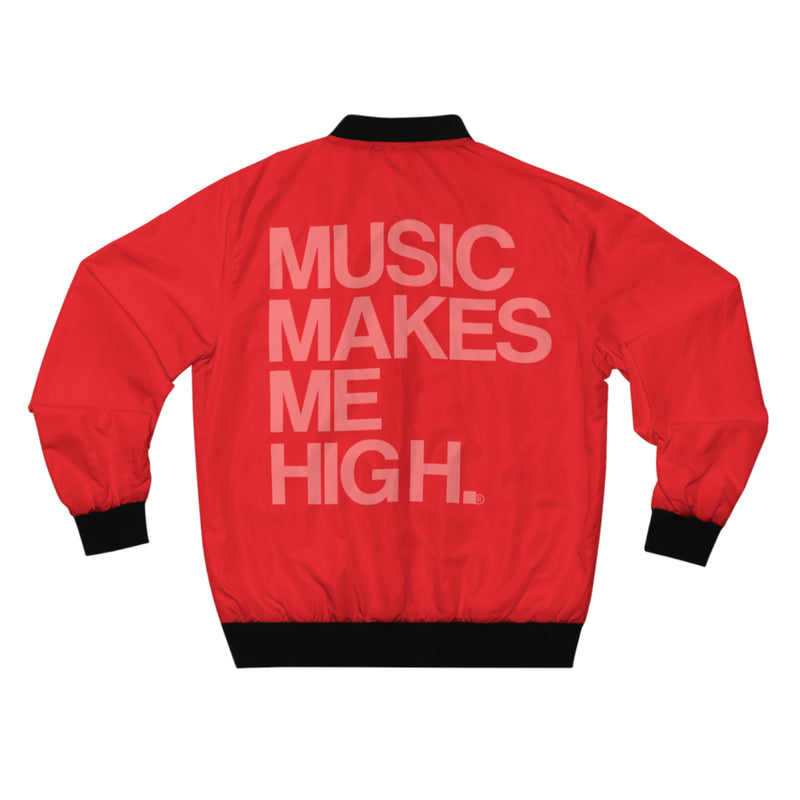 MMMH Unisex Bomber Jacket: Red | Light Red