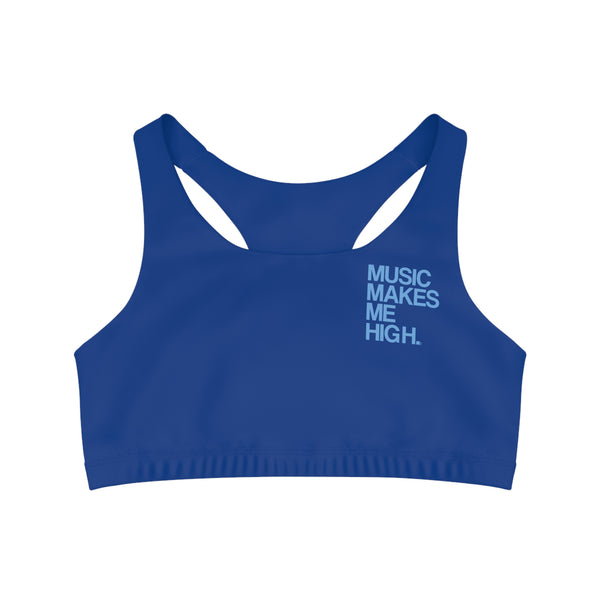 MMMH Sports Bra: Dark Blue | Light Blue