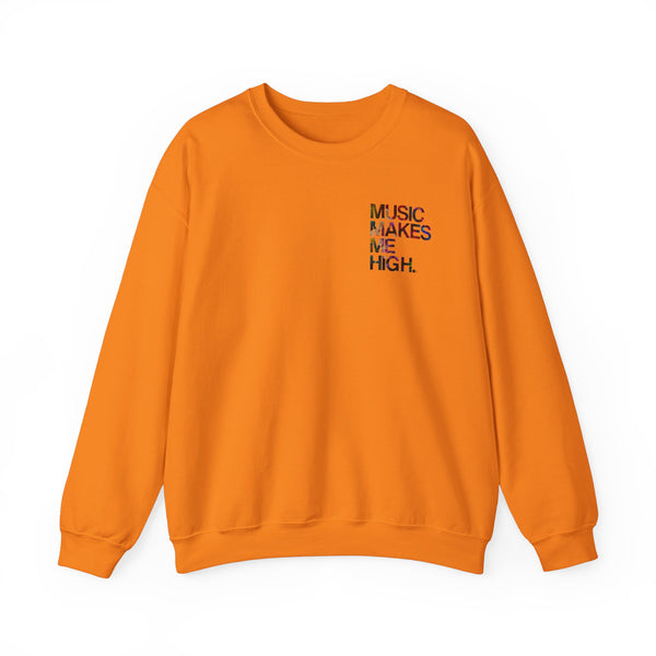 MMMH Unisex Sweatshirt: Safety Orange | Floral