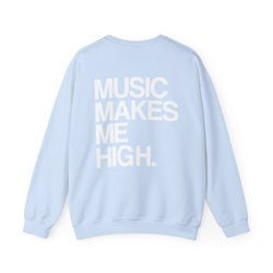 MMMH Unisex Sweatshirt: Light Blue | White Lettering