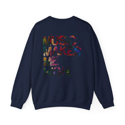 MMMH Unisex Sweatshirt: Navy | Floral