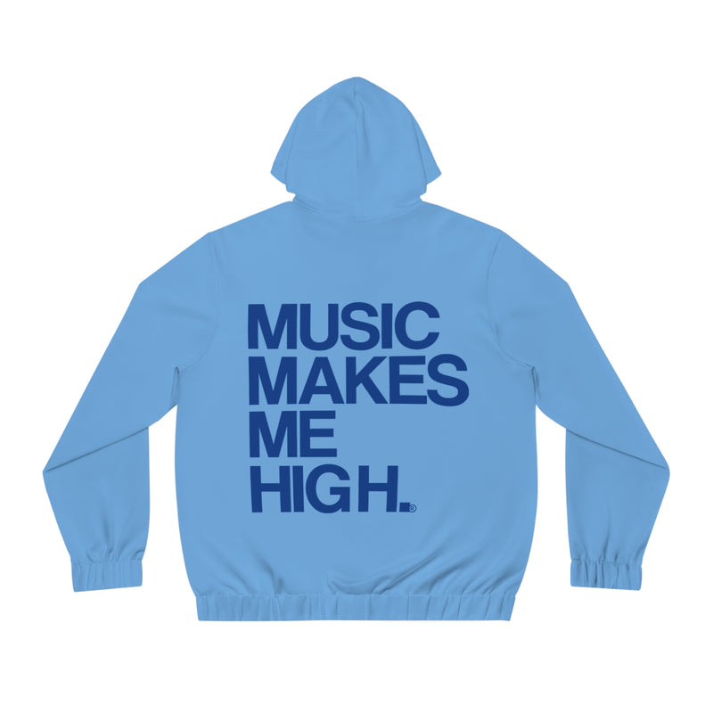 MMMH Unisex Zip Hoodie: Light Blue | Dark Blue