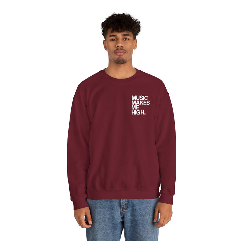 MMMH Unisex Sweatshirt: Garnet | White Lettering