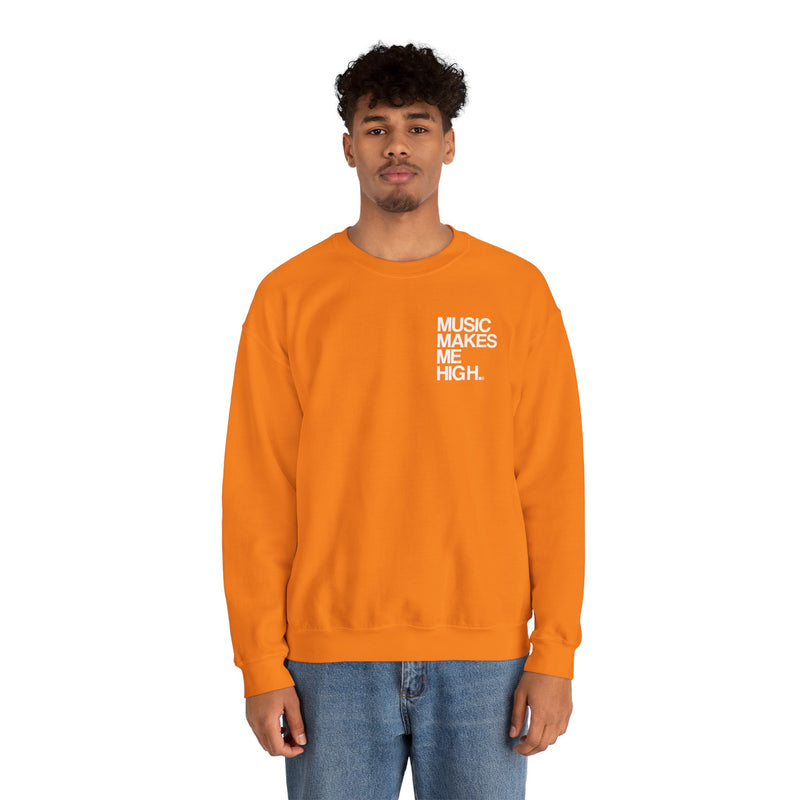 MMMH Unisex Sweatshirt: Safety Orange | White