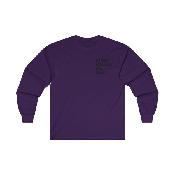 MMMH Unisex Long Sleeve Tee: Purple | Black