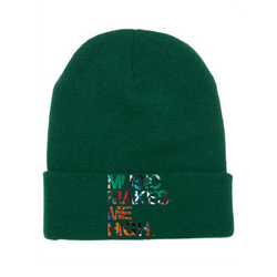 MMMH Beanie: Dark Green | Graffiti