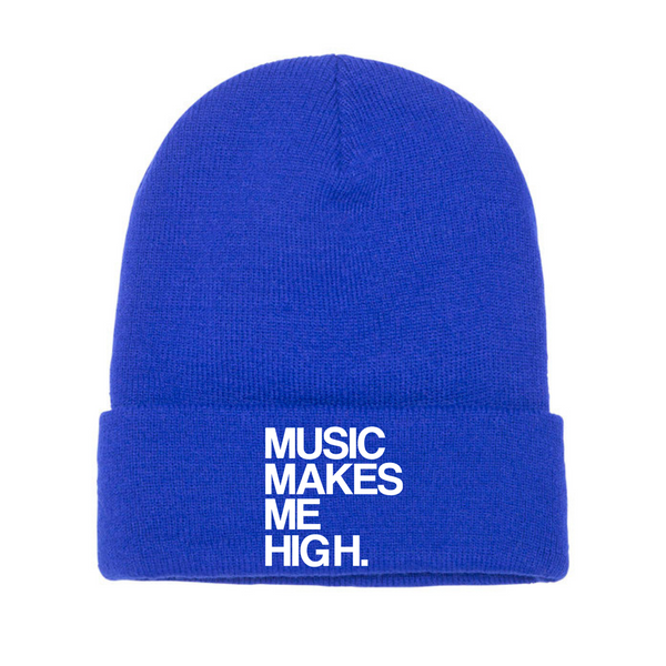 MMMH Beanie: Royal | White