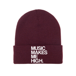 MMMH Beanie: Brown | White