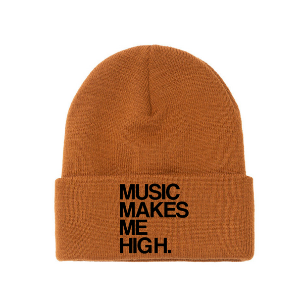 MMMH Beanie: Camel | Black