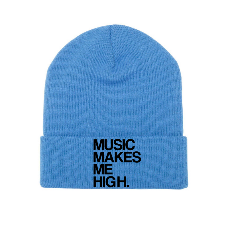 MMMH Beanie: Carolina Blue_Black