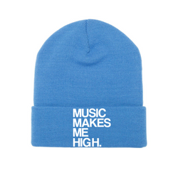 MMMH Beanie: Carolina Blue_White