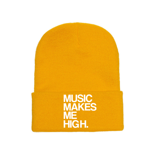 MMMH Beanie: Gold | White