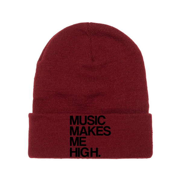 MMMH Beanie: Maroon | Black