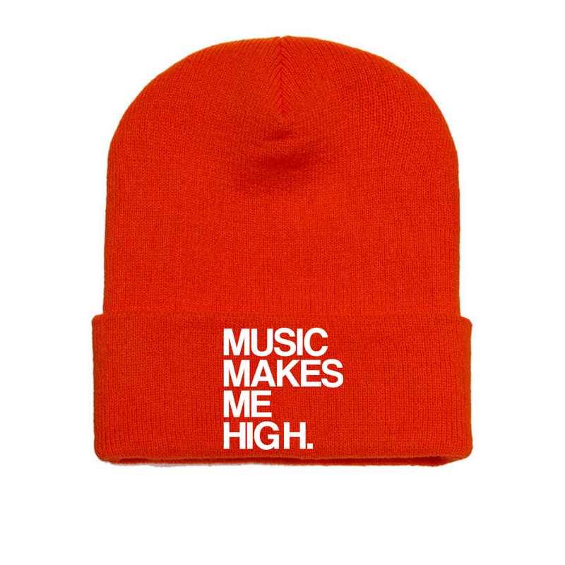 MMMH Beanie: Orange | White