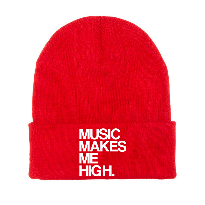 MMMH Beanie: Red | White