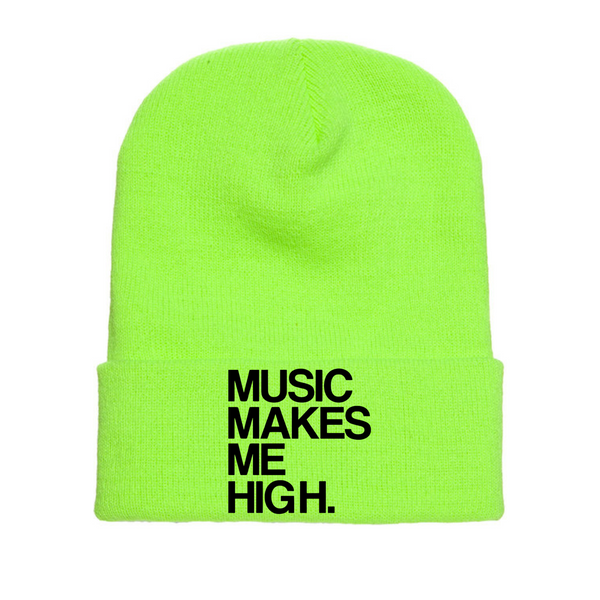 MMMH Beanie: Safety Green | Black