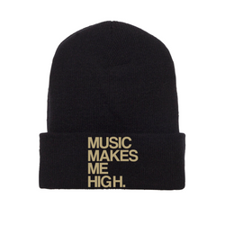 MMMH Beanie: Black | Gold