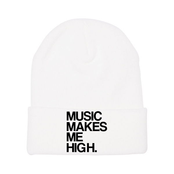 MMMH Beanie: White | Black