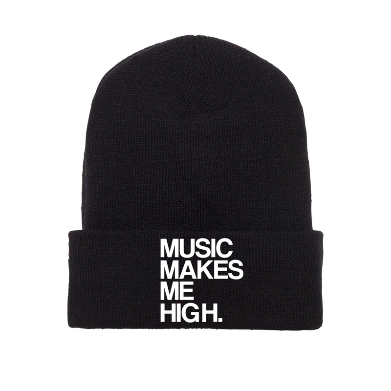 MMMH Beanie: Black | White