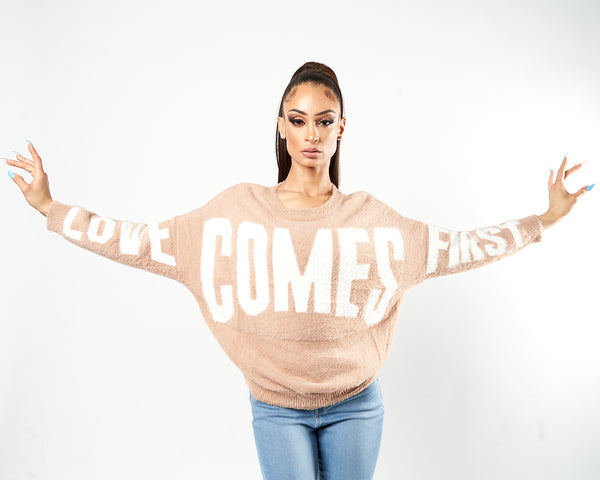 Love Comes First | Taupe