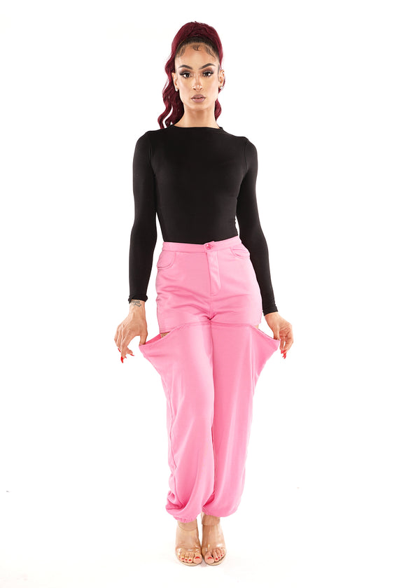 Cut It Out Joggers | Pink