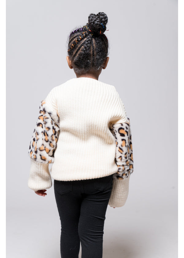 Cozy Cheetah Sweater | Kids
