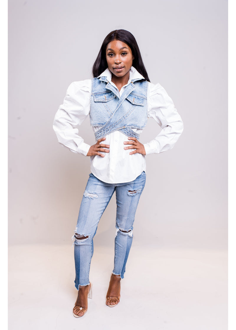*Styling & Profiling Top | White