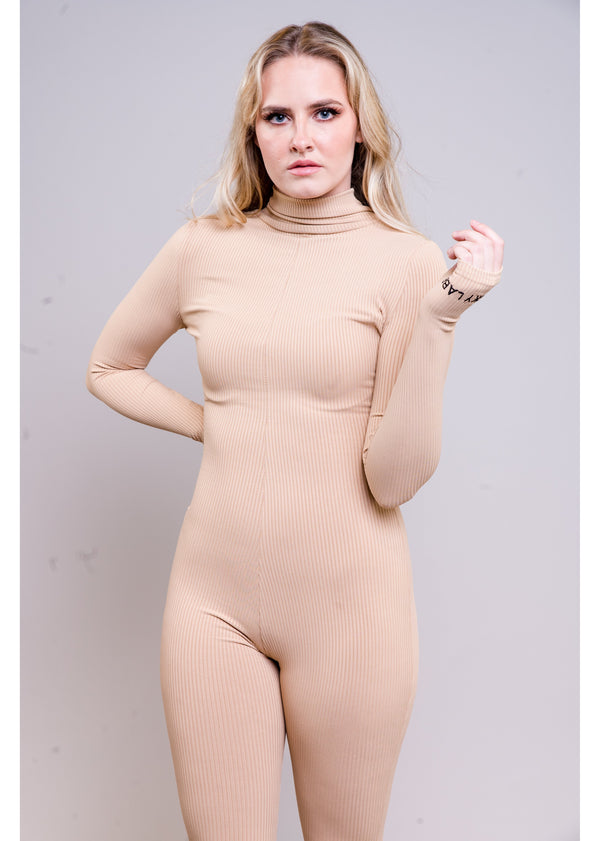 Lucky Label Jumpsuit | Nude