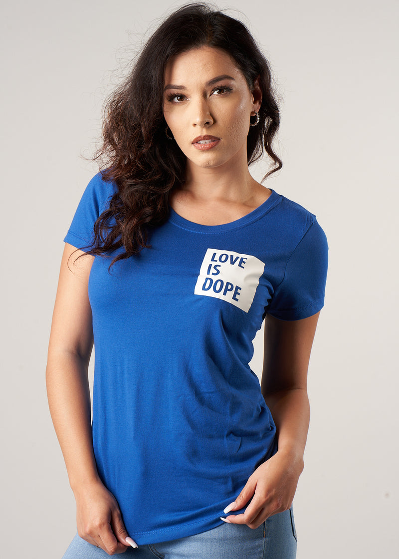 Love Is Dope T-Shirt | Blue