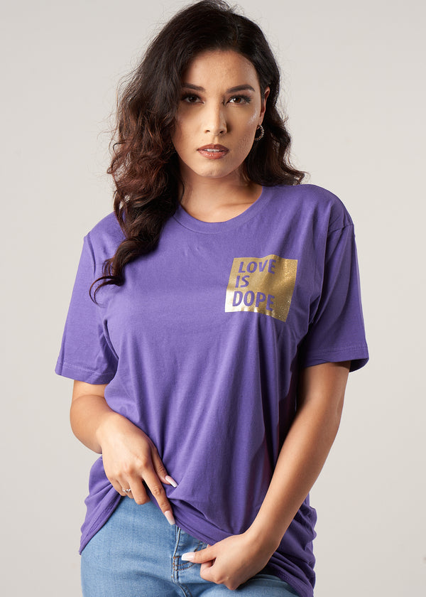 Love Is Dope T-Shirt | Purple