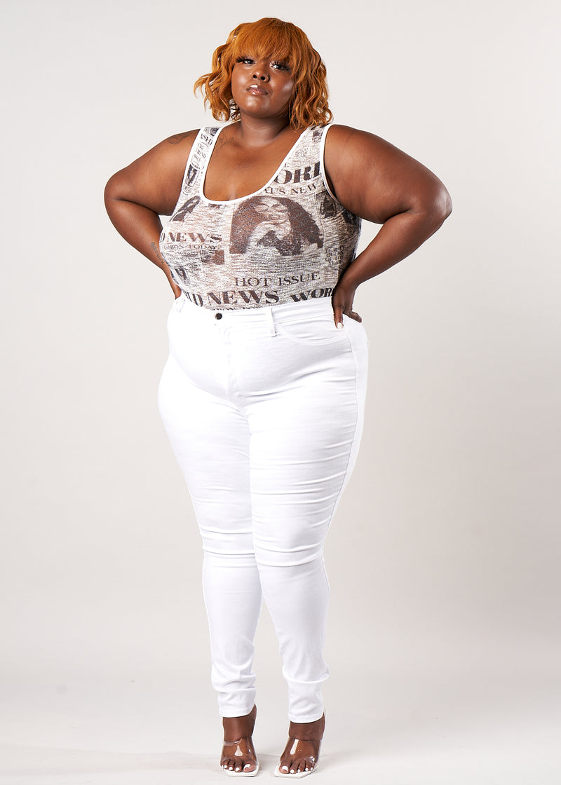 White Jeans | Curvy | Last One