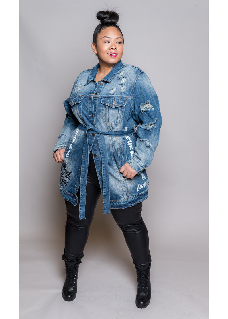 Live In The Moment | Blue Denim | Curvy