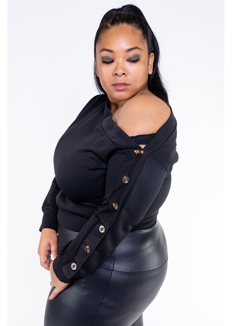 Fly Away With Me | Black | Curvy