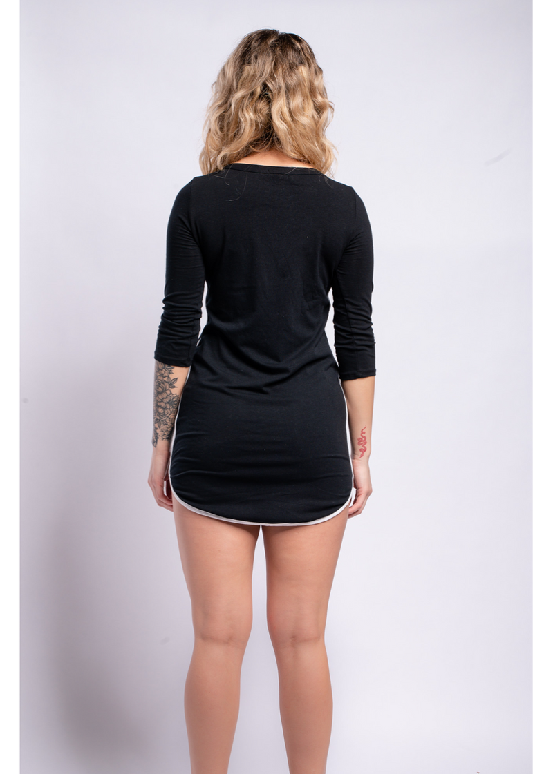 T-Shirt Dress | Black Jersey | Last One